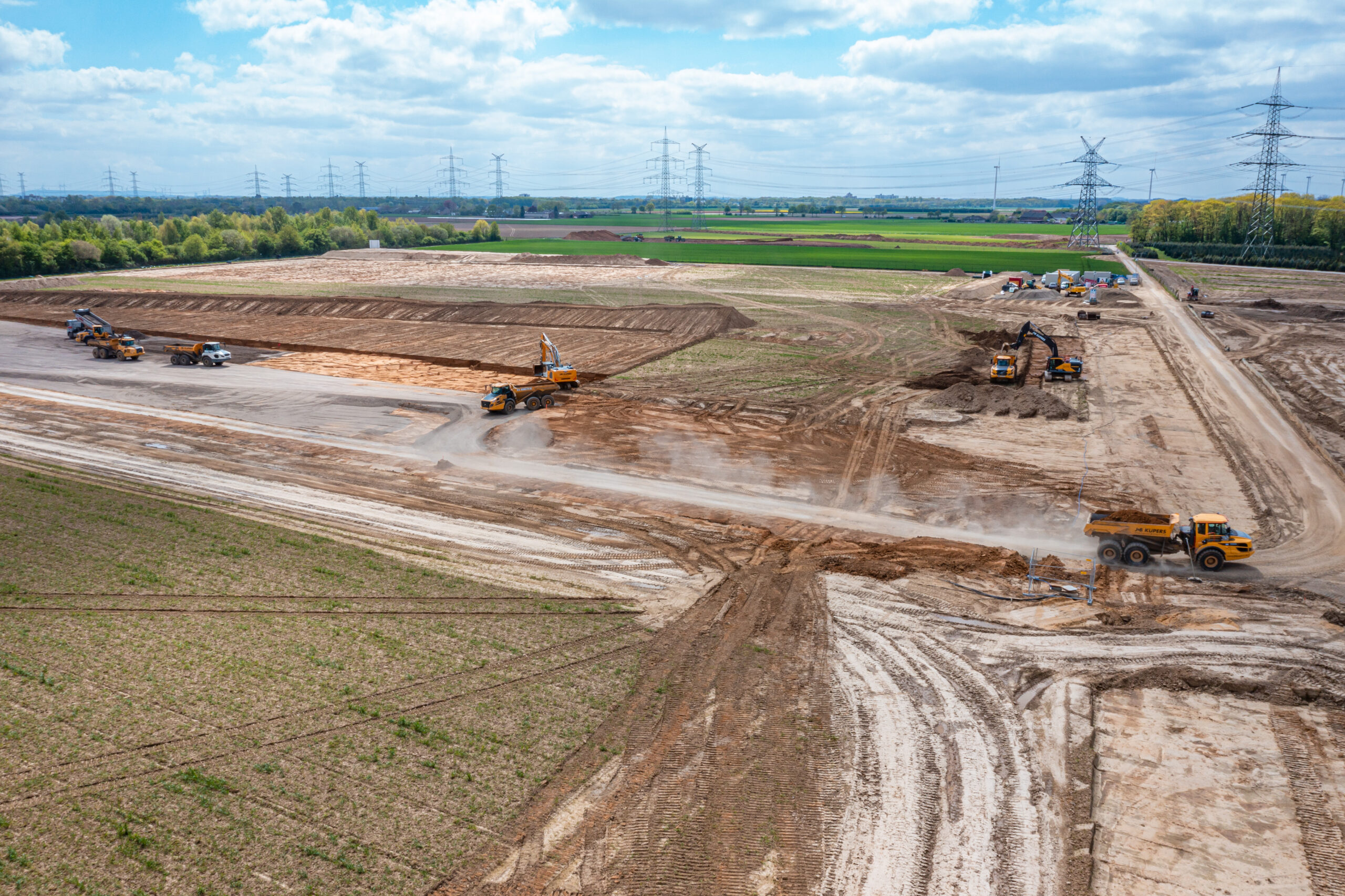 Erdarbeiten u. Neubau Konverterstation