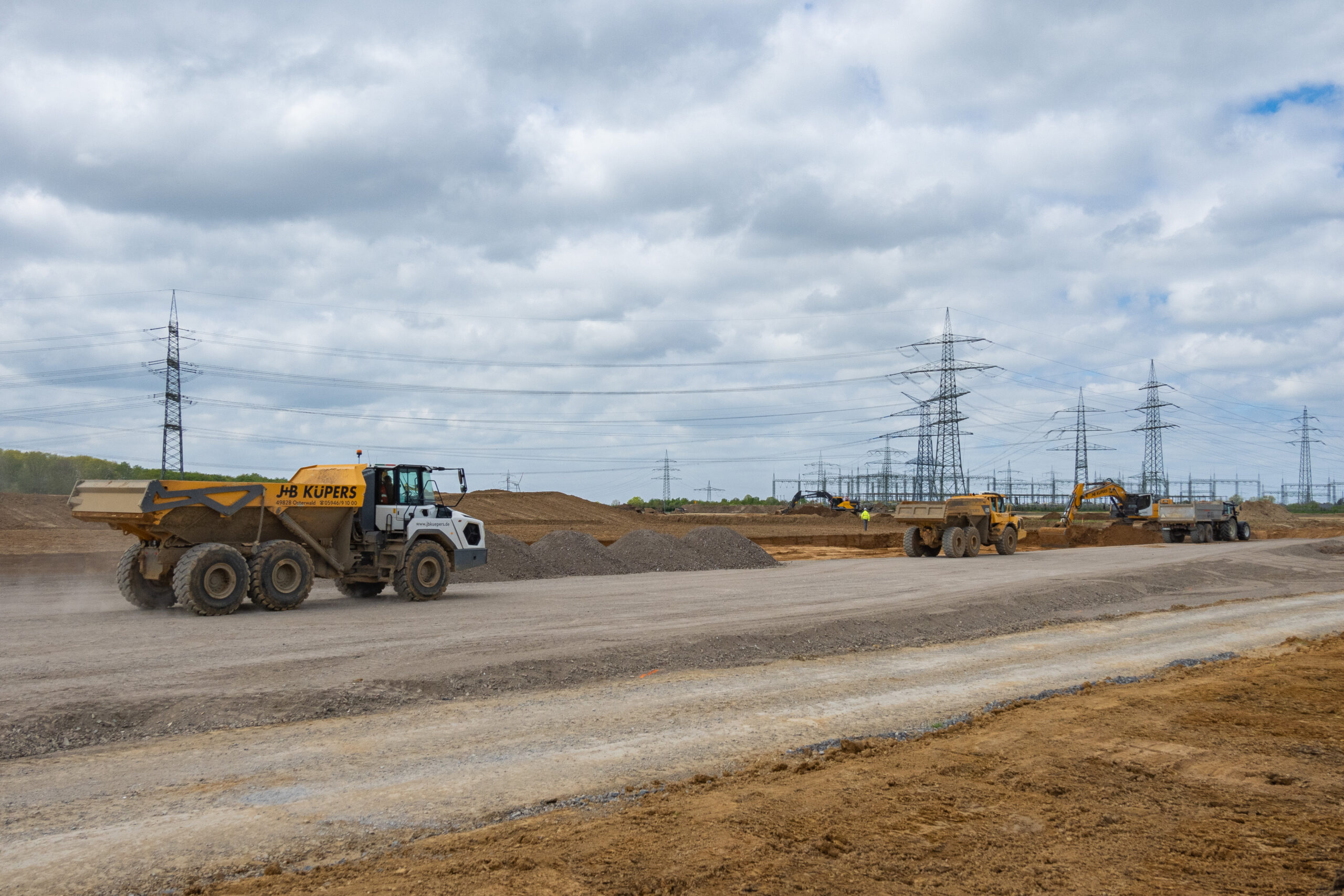 Erdarbeiten u. Neubau Konverterstation